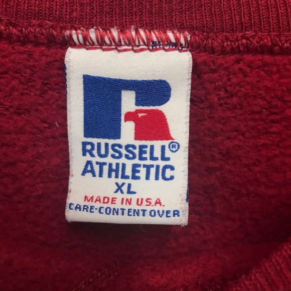 Vintage Alabama Crimson Tide Russell Athletic Made in USA Crewneck Sweatshirt - Picture 2 of 3